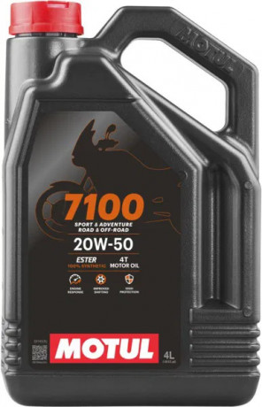 Motul 7100 4T 20W50 4L 100% syntetický olej