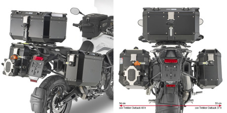 Givi PLO6425CAM boční nosič Triumph Tiger 900 (20-)