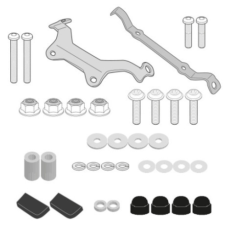 Givi A5139A montážní kit plexiskla 5139A BMW F 900 R (21-)