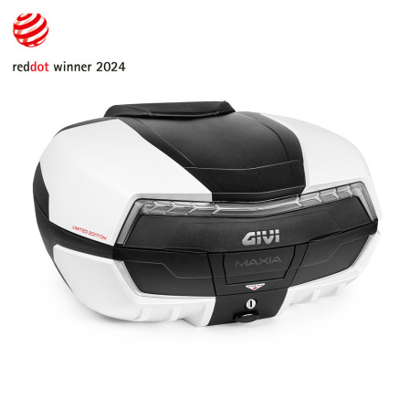 Givi V58WLTD Maxia 5 kufr Monokey Limited Edition, perleťově bílé kryty, 58 l.