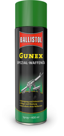 Ballistol Gunex olej, sprej 400 ml., speciální olej na zbraně