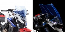 Honda CB 500 F (16-18) - modré "ICE" plexi A1152BL Givi 