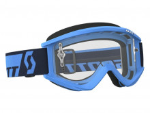 Brýle Recoil XI Works, Scott (modré, čiré plexi s čepy pro slídy) 