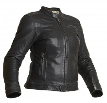 Halvarssons Orsa - dámská kožená motocyklová bunda černá
