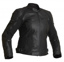 Halvarssons Risberg - dámská kožená motocyklová bunda černá